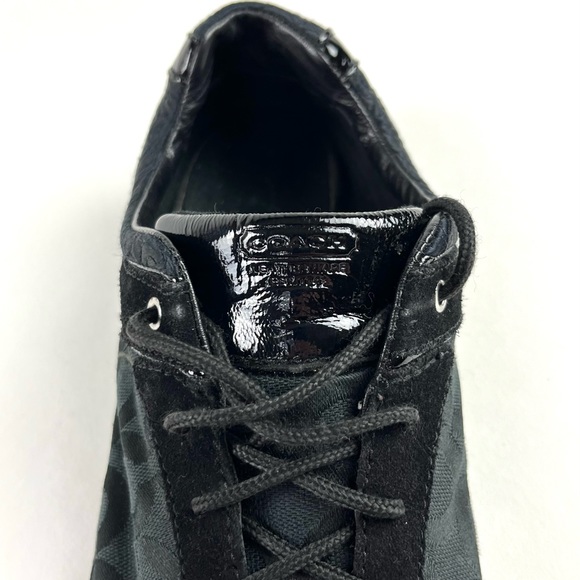 Coach Kelbie Black Op Art C Trainer Sneakers - Picture 6 of 7